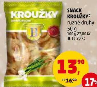 Penny Market Snack kroužky různé druhy, 50 g nabídka