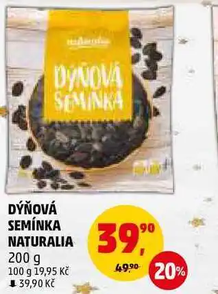 Penny Market Dýňová semínka naturalia, 200 g nabídka
