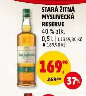Penny Market Stará žitná myslivecká reserve 40% alk., 0,5 l nabídka