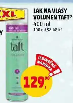 Penny Market Taft lak na vlasy volumen, 400 ml nabídka