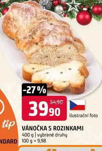 Terno Vánočka s rozinkami 400 g nabídka