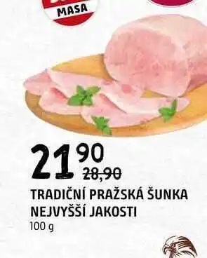 Terno Tradiční pražská šunka nejvyšší jakosti 100 g nabídka