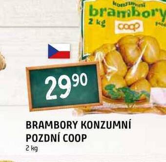 Terno Brambory konzumní pozdní coop 2 kg nabídka