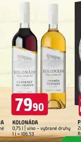 Terno Kolonáda 0,75 l nabídka