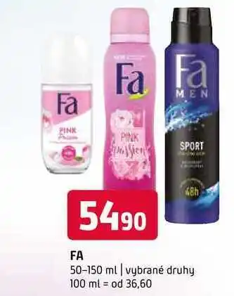 Terno Fa 50-150 ml nabídka