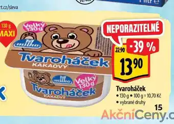 Albert Tvaroháček 130 g nabídka