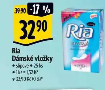 Albert Ria dámské vložky slipové • 25 ks nabídka