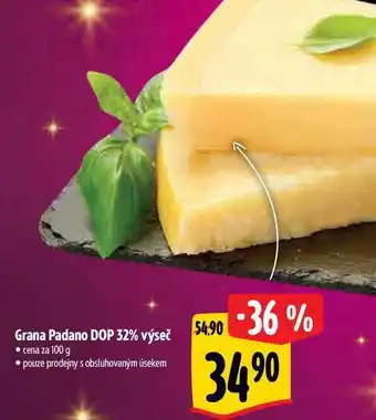 Albert Grana padano dop 32% výseč 100 g nabídka