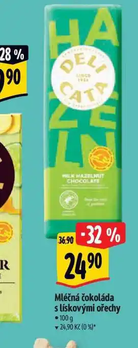 Albert Mléčná čokoláda s lískovými ořechy 100 g nabídka