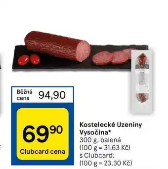 Tesco Kostelecké uzeniny vysočina* 300 g nabídka