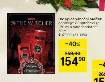 Tesco Old spice vánoční balíček nabídka