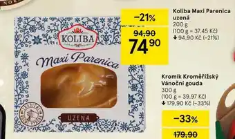 Tesco Koliba maxi parenica uzená 200 g nabídka