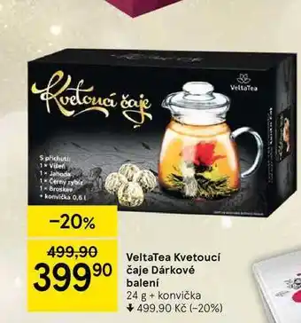 Tesco Veltatea kvetoucí čaje dárkové balení nabídka
