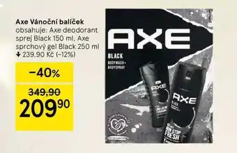 Tesco Axe vánoční balíček nabídka