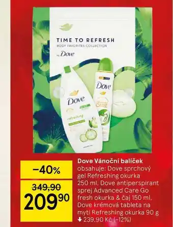Tesco Dove vánoční balíček nabídka