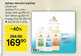 Tesco Adidas vánoční balíček nabídka