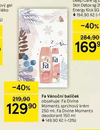 Tesco Fa vánoční balíček nabídka