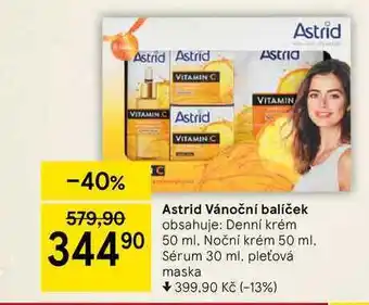 Tesco Astrid vánoční balíček nabídka