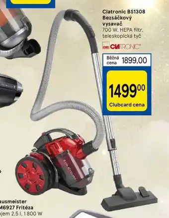 Tesco Clatronic bs1308 bezsáčkový vysavač nabídka