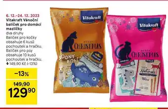 Tesco Vitakraft vánoční balíček pro domácí mazlíčky nabídka