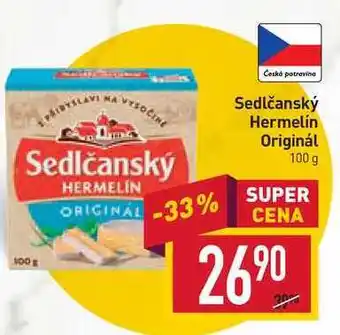 Billa Sedlčanský hermelín originál 100 g nabídka