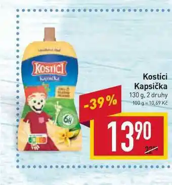 Billa Kostíci kapsička 130 g nabídka