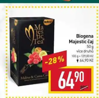 Billa Biogena majestic čaj 50 g nabídka