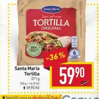 Billa Santa maria tortilla 371g nabídka