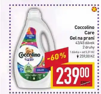 Billa Coccolino care gel na praní 43/45 dávek nabídka