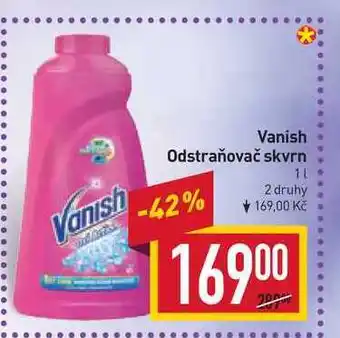 Billa Vanish odstraňovač skvrn 1l nabídka