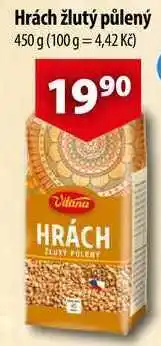 CBA Hrách žlutý půlený, 450 g nabídka