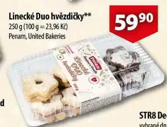 Linecké duo hvězdičky, 250 g
