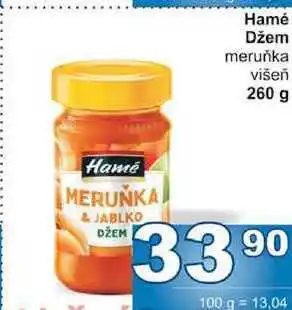 Jip Hamé džem meruňka višeň 260 g nabídka