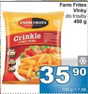 Jip Farm frites vinky do trouby 450 g nabídka