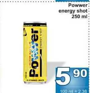 Jip Powwer energy shot 250 ml nabídka