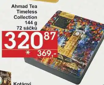 Jip Ahmad tea timeless collection, 144 g 72 sáčků nabídka