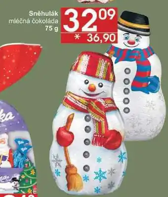 Jip Sněhulák mléčná čokoláda, 75 g nabídka