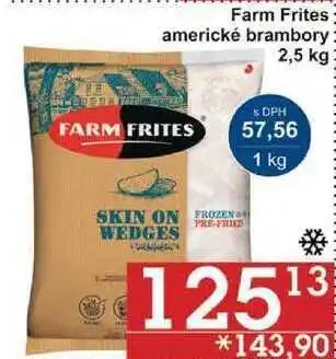 Jip Farm frites americké brambory, 2,5 kg nabídka