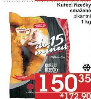 Jip Kuřecí řízečky smažené pikantní, 1 kg nabídka