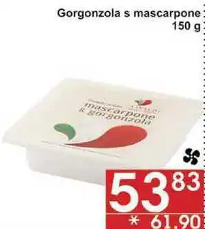 Jip Gorgonzola s mascarpone, 150 g nabídka