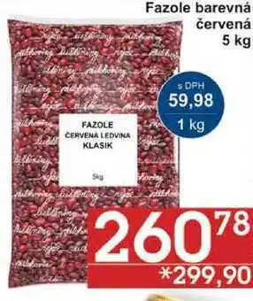 Jip Fazole barevná červená, 5 kg nabídka