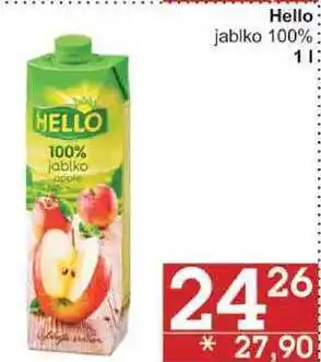 Jip Hello: jablko 100%, 1 l nabídka