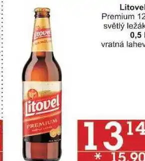 Jip Litovel premium 12 světlý ležák, 0,5 l nabídka