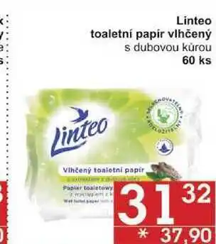 Jip Linteo toaletní papír vlhčený s dubovou kůrou, 60 ks nabídka