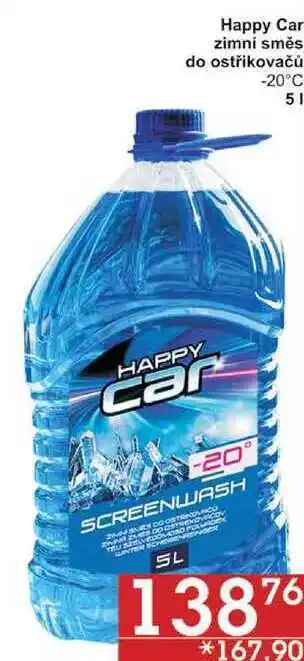 Jip Happy car zimní směs do ostřikovačů -20%, 5 l nabídka