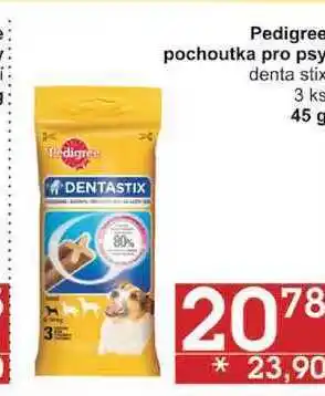 Jip Pedigree pochoutka pro psy denta stix, 3 ks 45 g nabídka