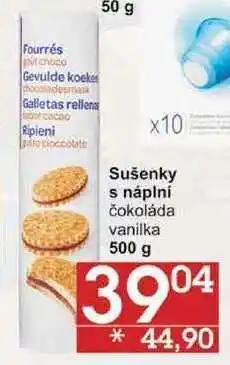 Jip Sušenky s náplní čokoláda, 500 g nabídka