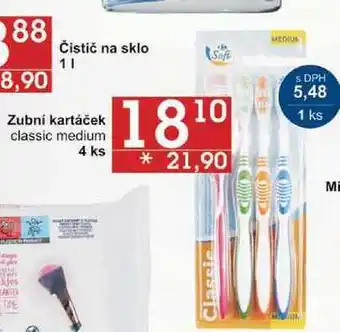 Jip Zubní kartáček classic medium, 4 ks nabídka