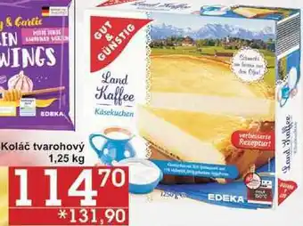 Jip Koláč tvarohový, 1,25 kg nabídka