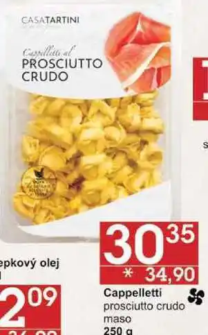 Jip Cappelletti prosciutto crudo maso, 250 g nabídka